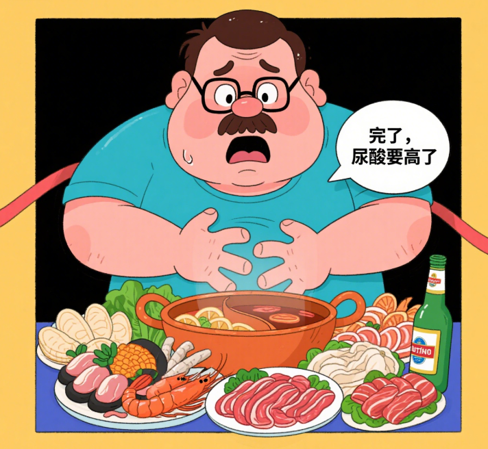 尿酸高的真正元凶!这5个习惯比海鲜更伤身，第3个几乎人人中招